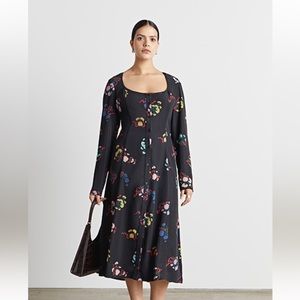 Who What Wear scoop midi dress